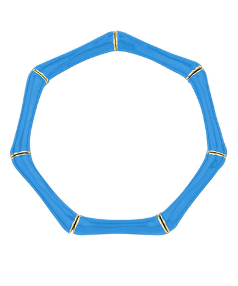 Epoxy Bamboo Bracelet | Blue