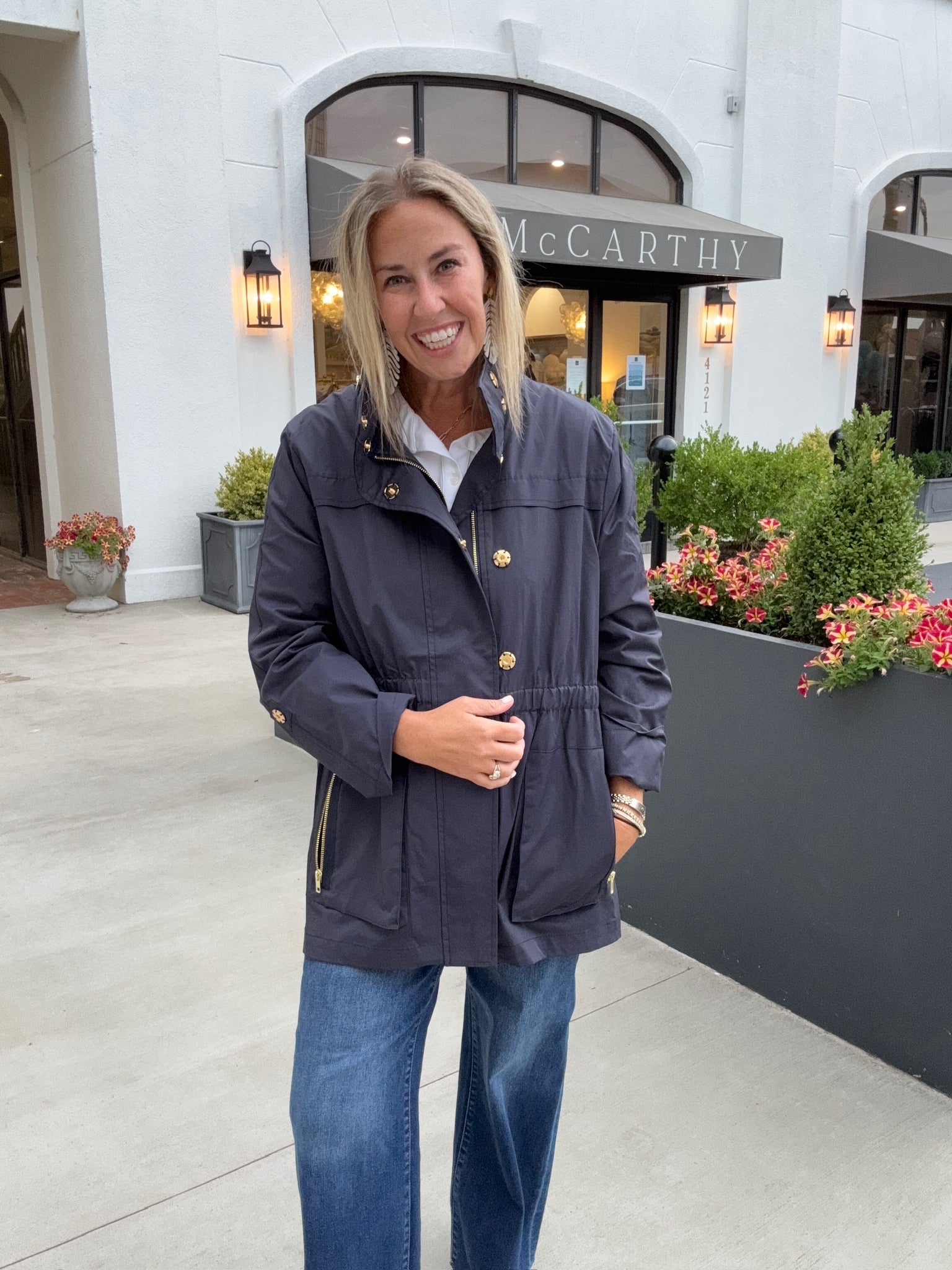 Tess Jacket - Navy