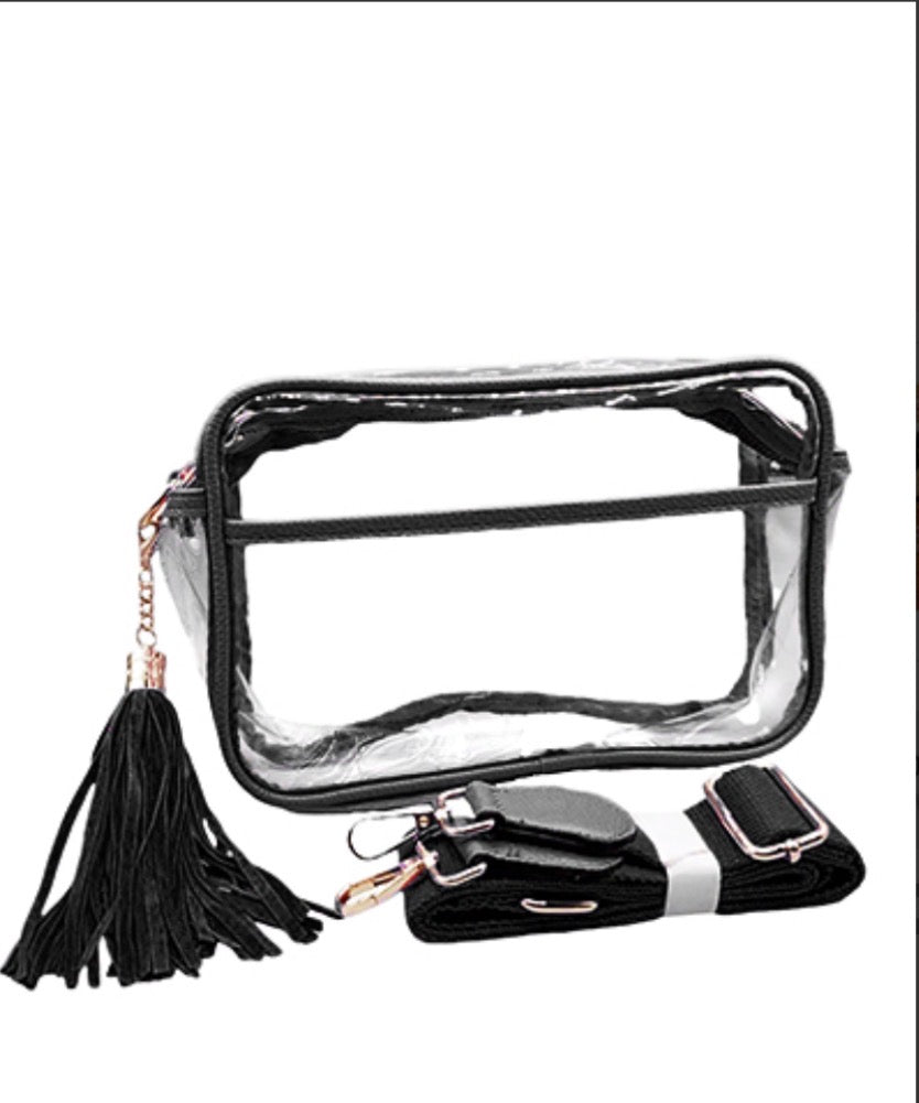 Black Trim Clear Game Bag