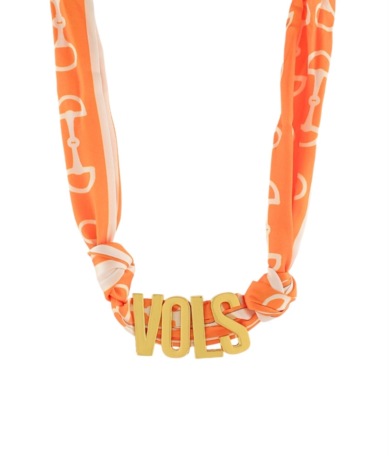 Game Day Vols Scarft Necklace | Orange