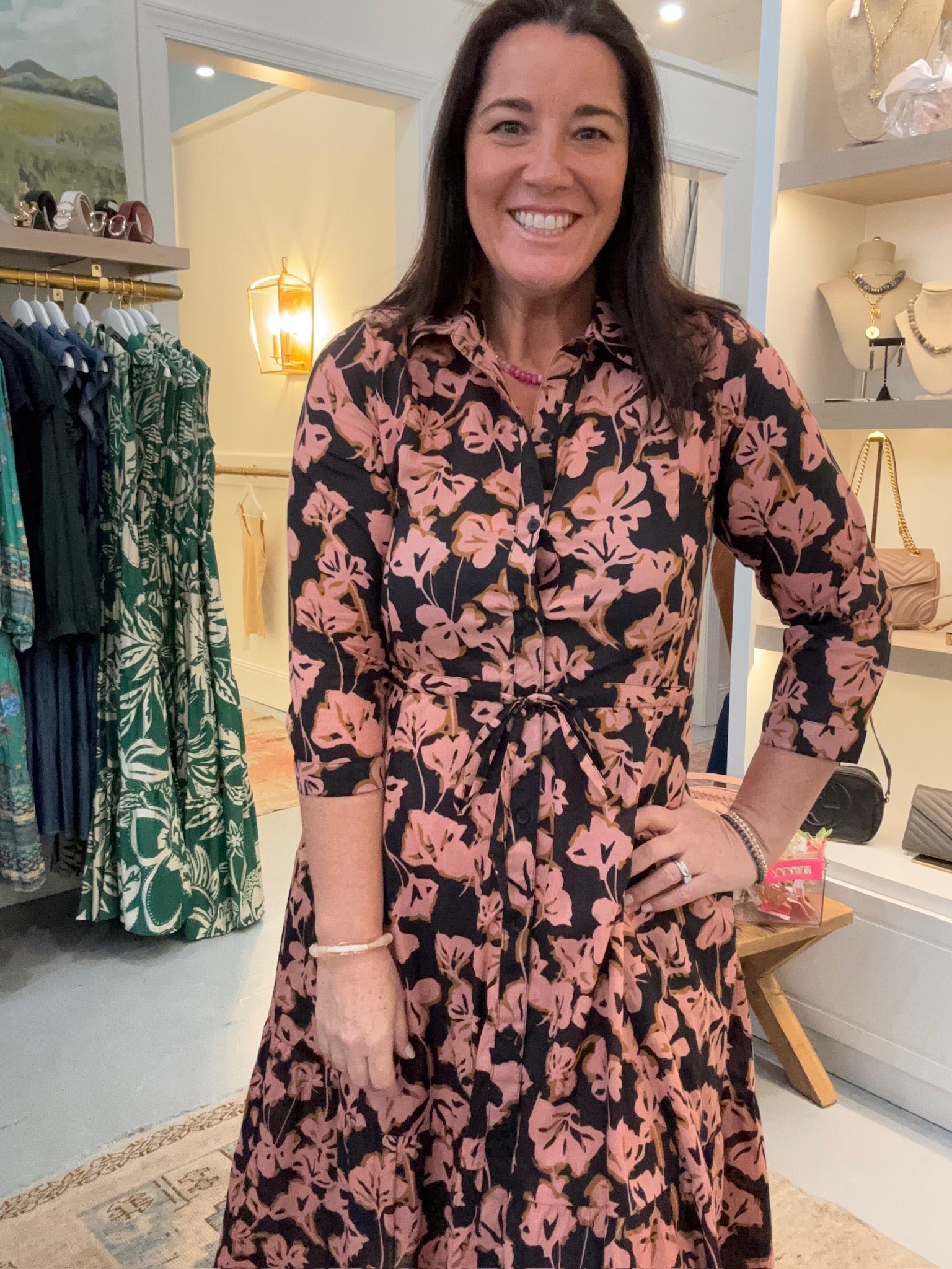 black pink flower dress Floral XL Whether you are dressing it for a prom NEW! In Style Fashion Trends