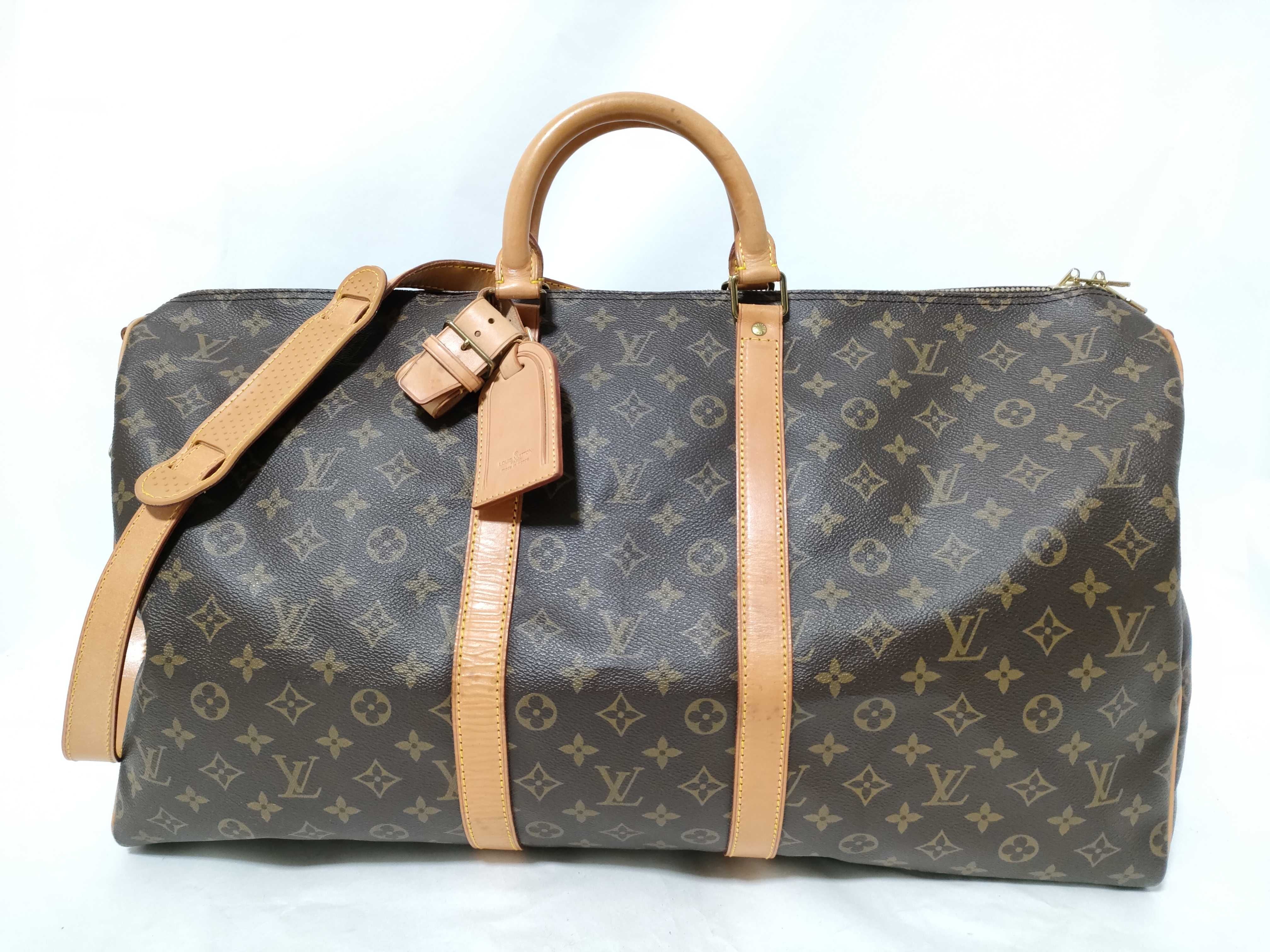 Louis Vuitton Keepall Bandouliere 55 Monogram Bag