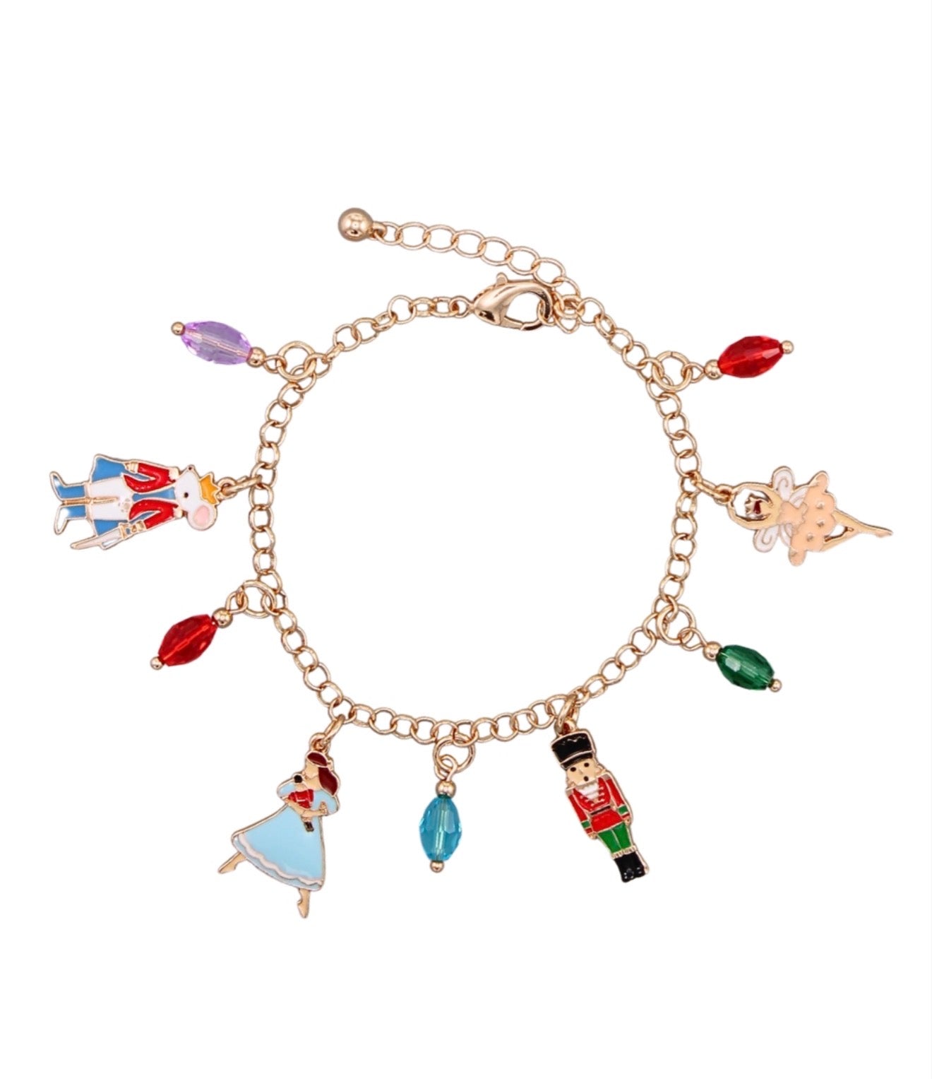 Christmas Theme Multi Charm Bracelet | Multi