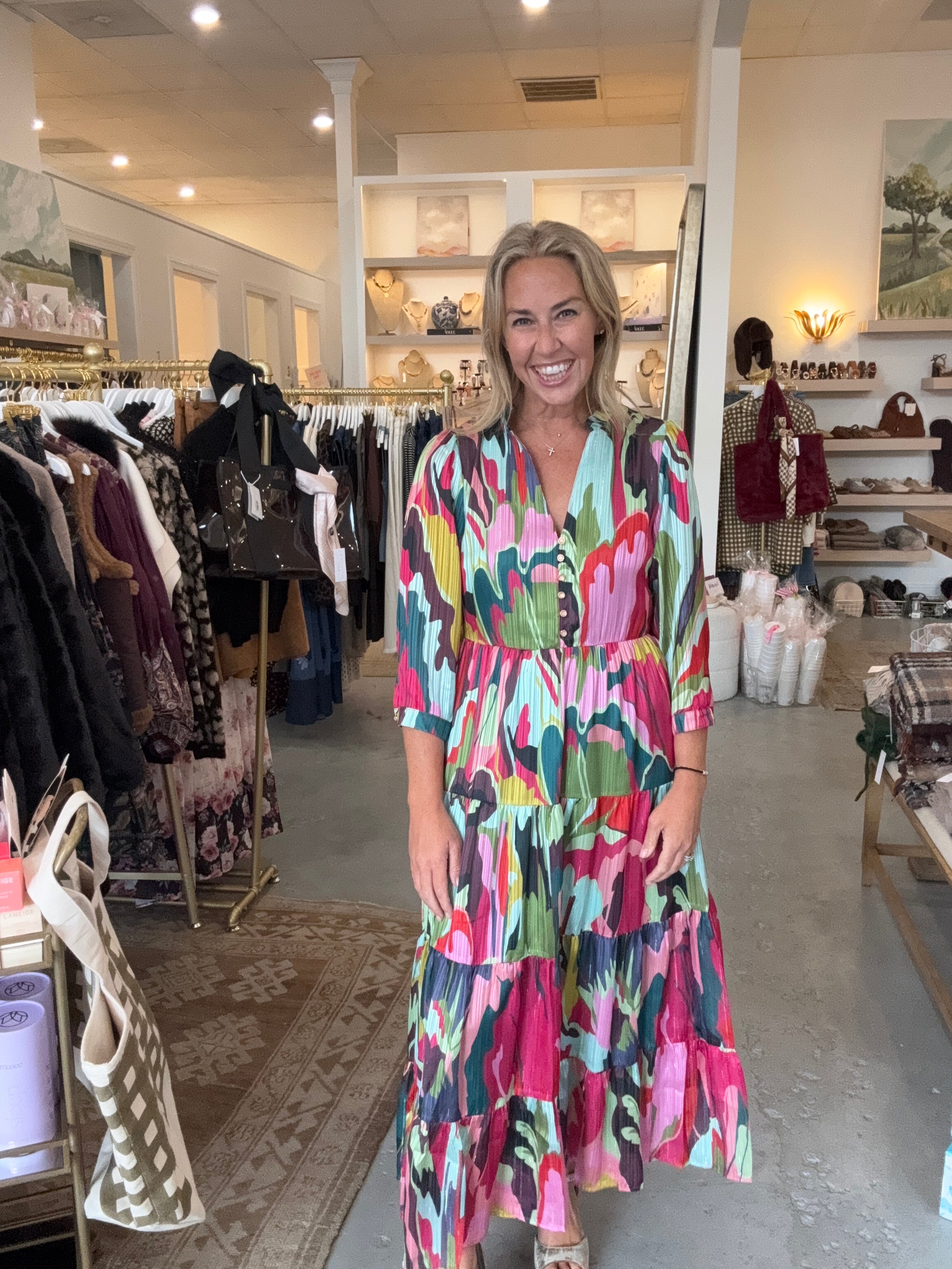 Macrostie Dress | Life of the Party Print
