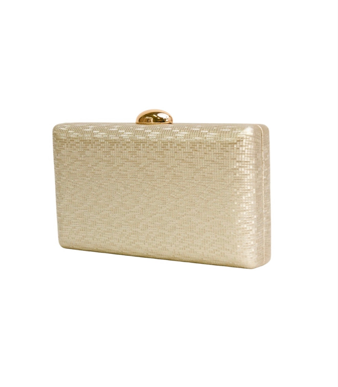 Hardcase Clutch Bag | Gold