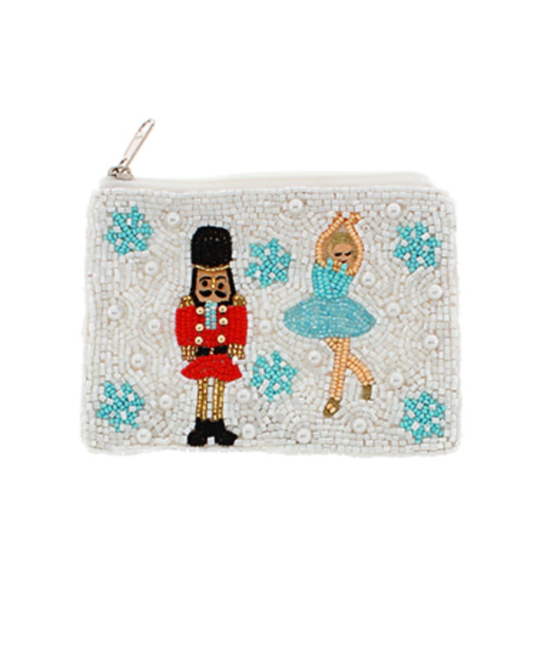 The Nutcracker Coin Pouch | White