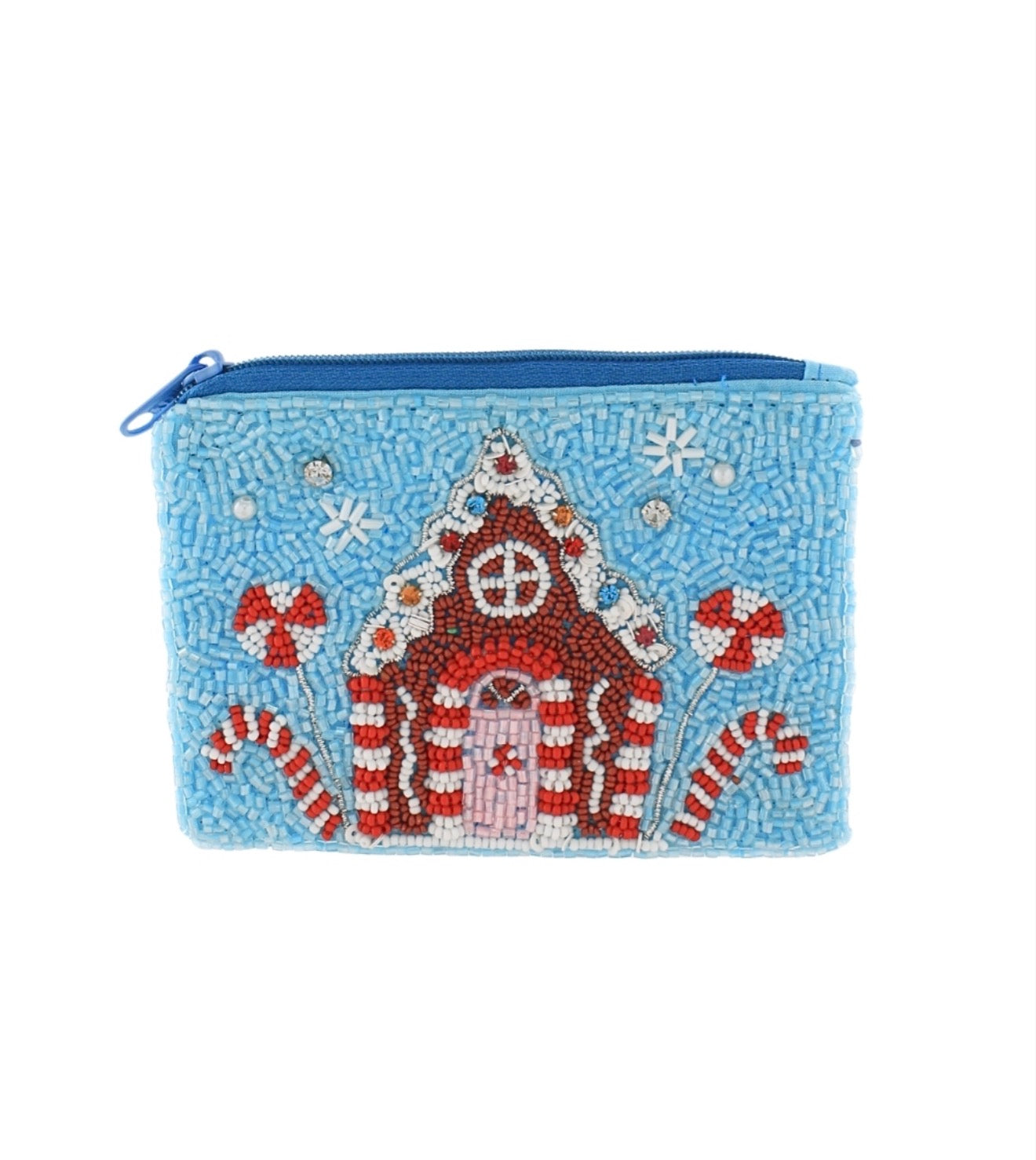 Christmas Theme Coin Pouch | Gingerbread House
