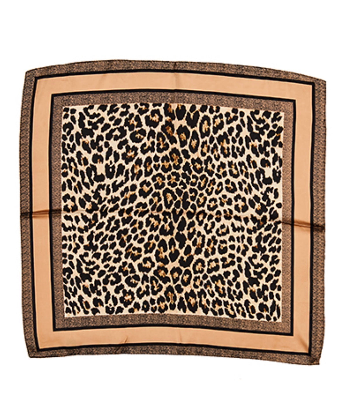 Animal Printed Silky Bandana | Leopard