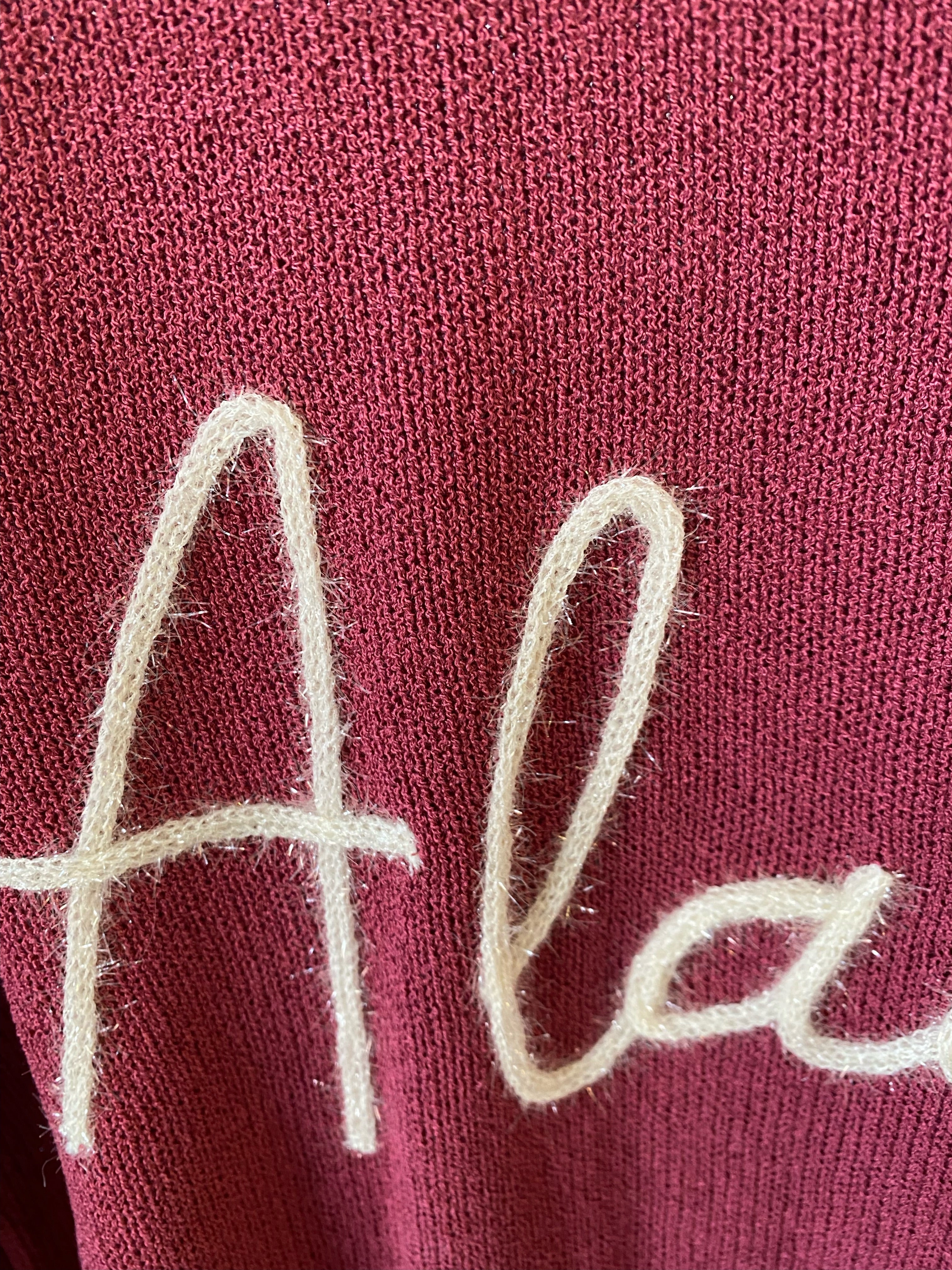 Alabama Sweater - Crimson
