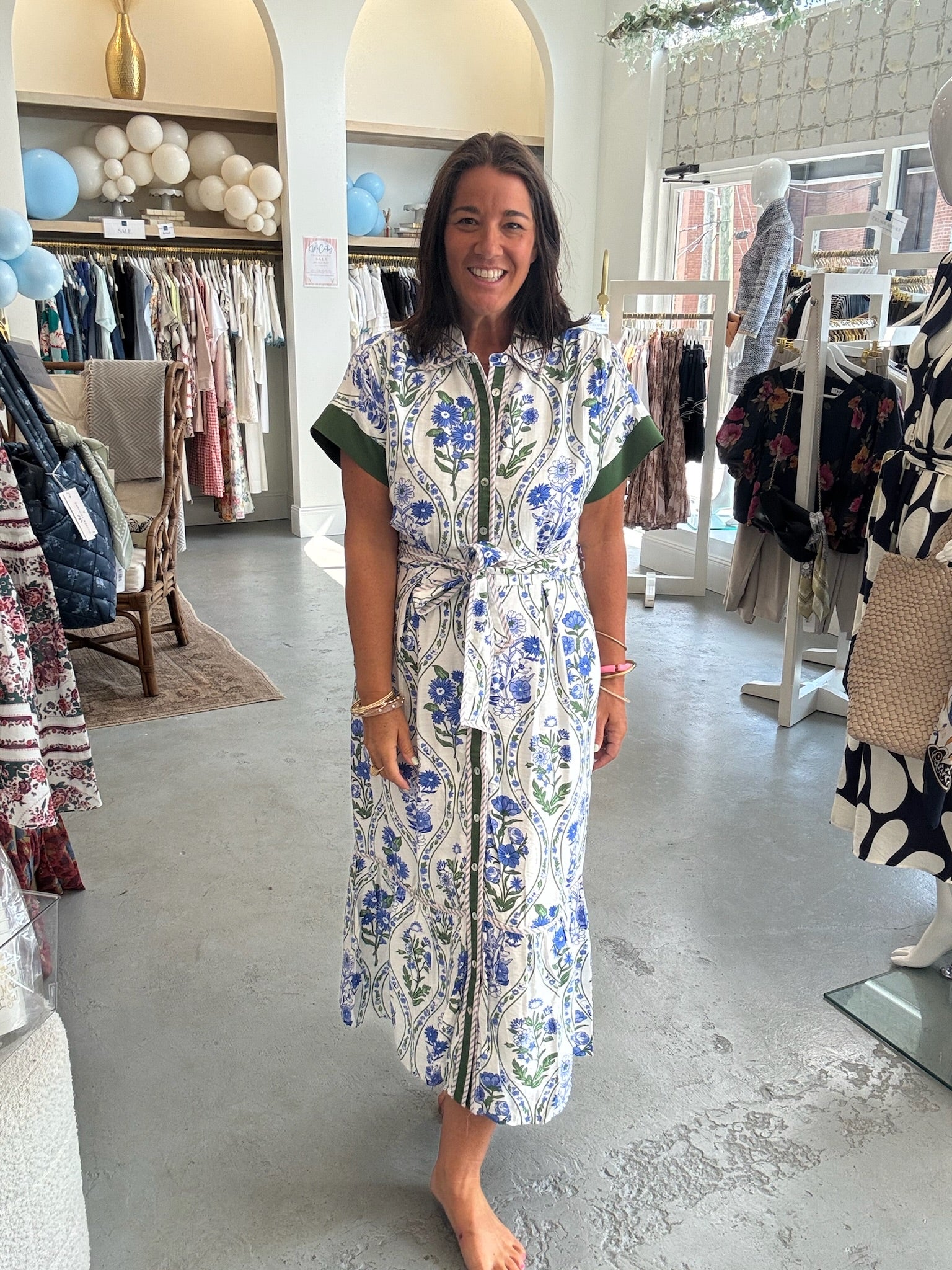 Zara Maxi Floral Dress by THML - Elegant Women's Fashion