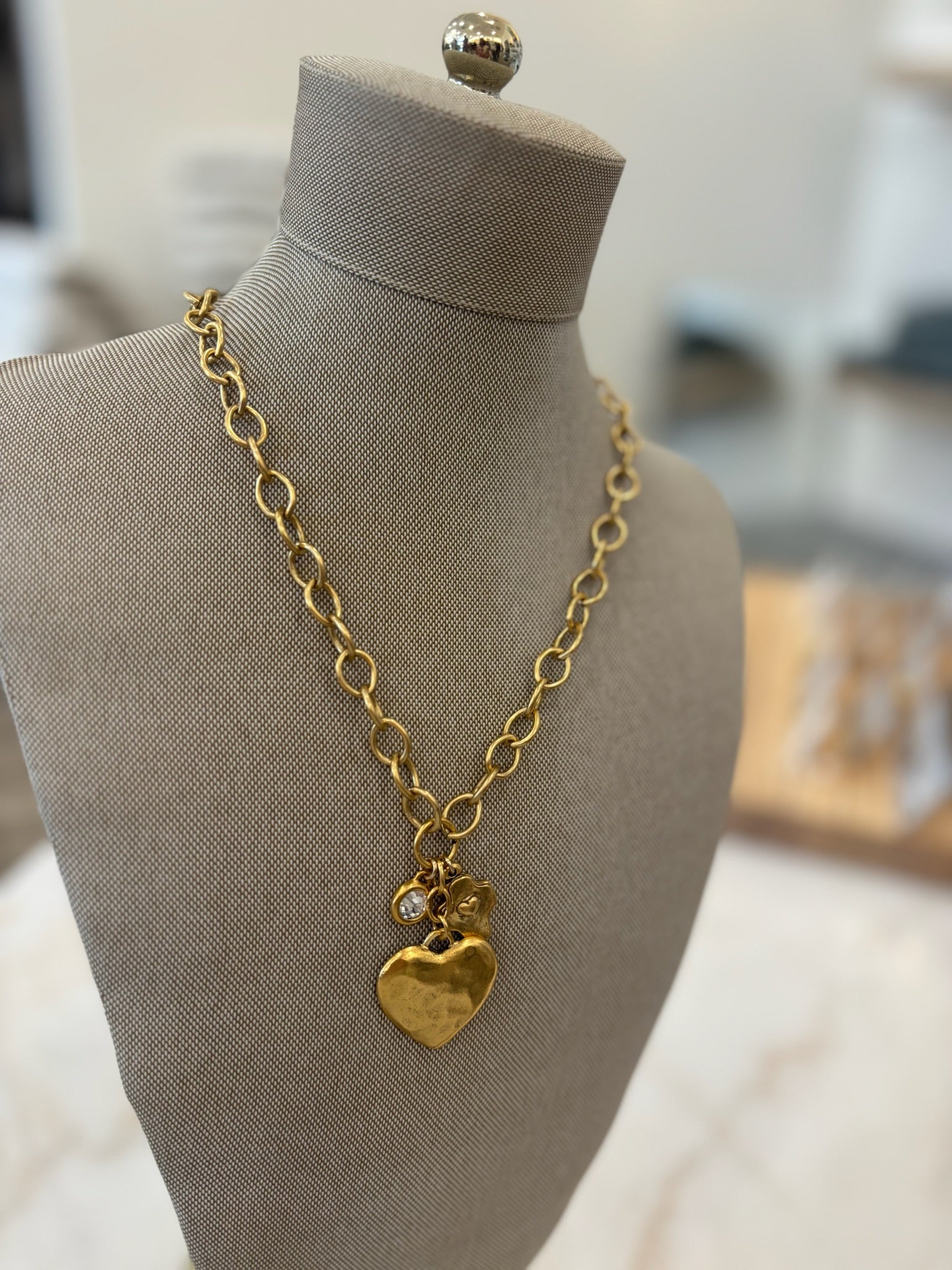Heart,Cross, Circle Pendant
