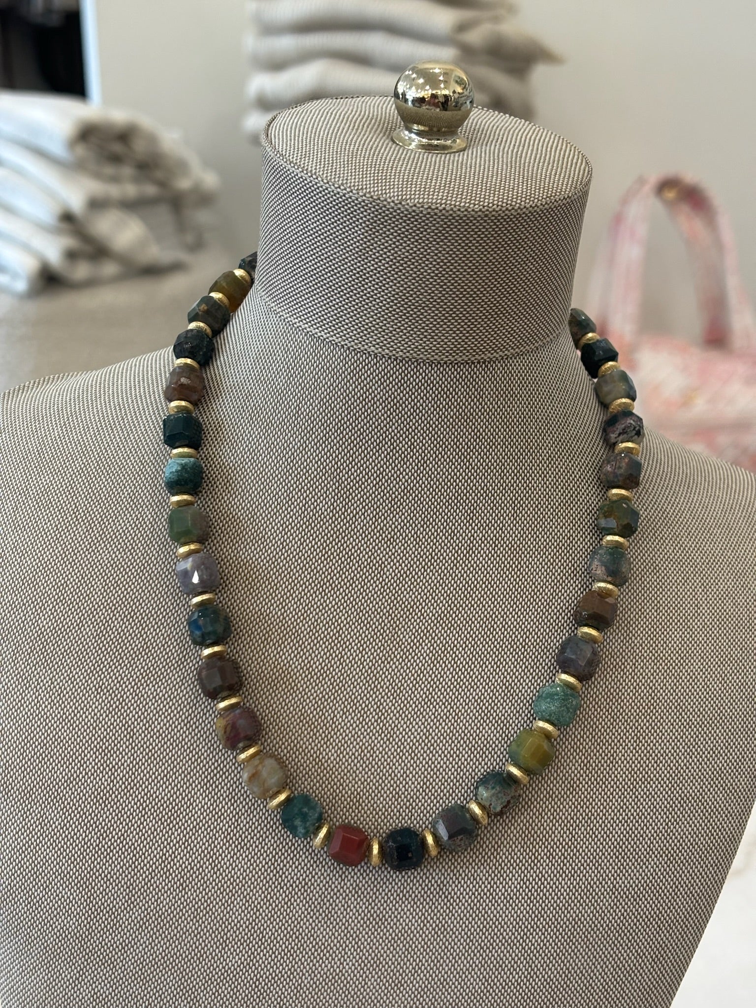 Multi Colored Stones | Green, Brown