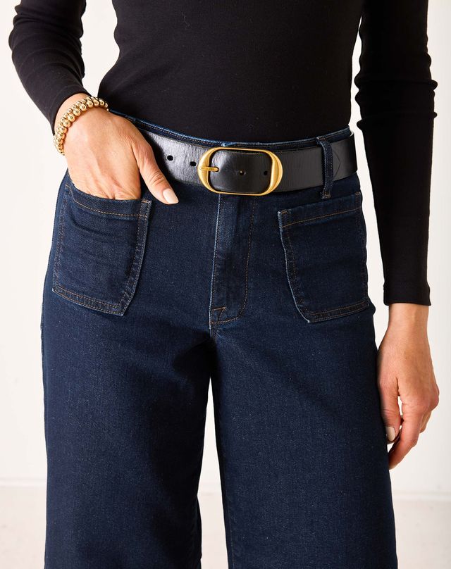 Sailor Wide Leg Jeans | Rinse