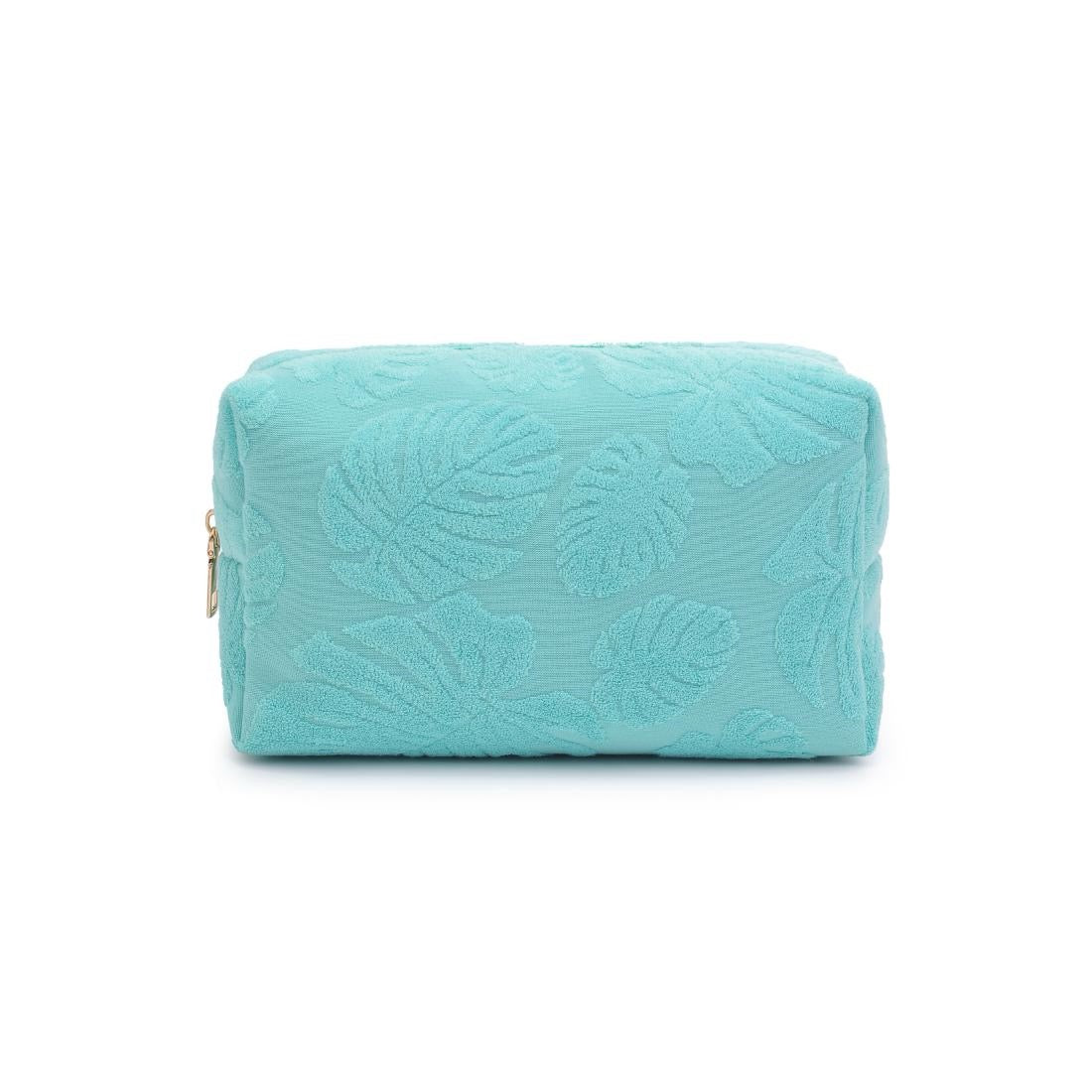 Palm Breeze Cosmetic Bag | Seafoam