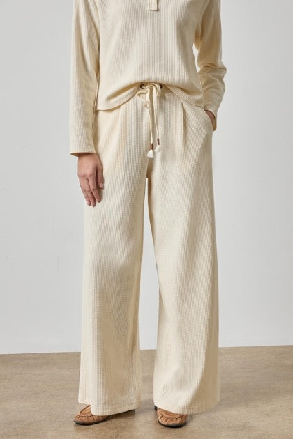 Full Length Pleated Pant | Rope