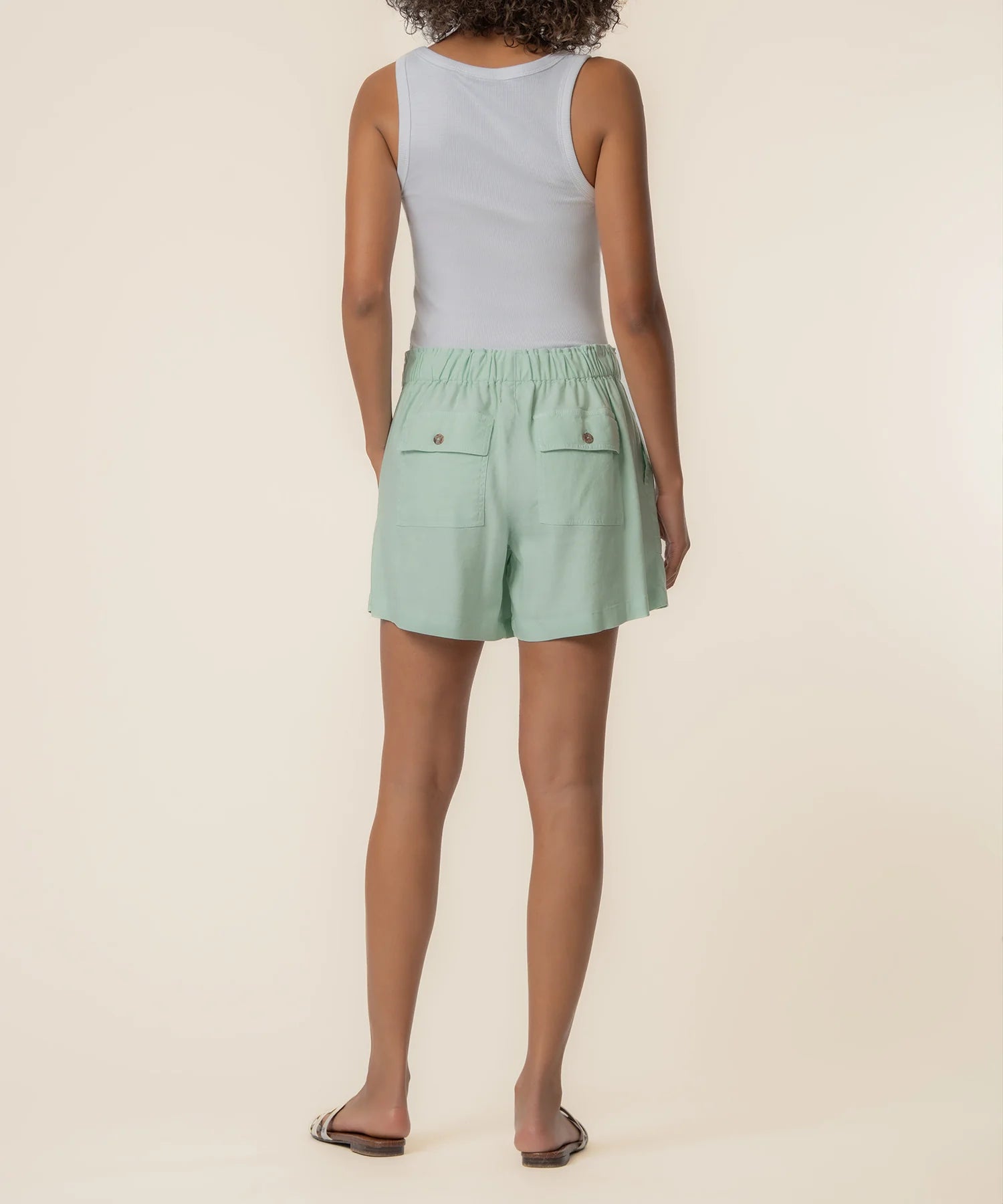 Katana Drawstring Shorts | Seafoam Green