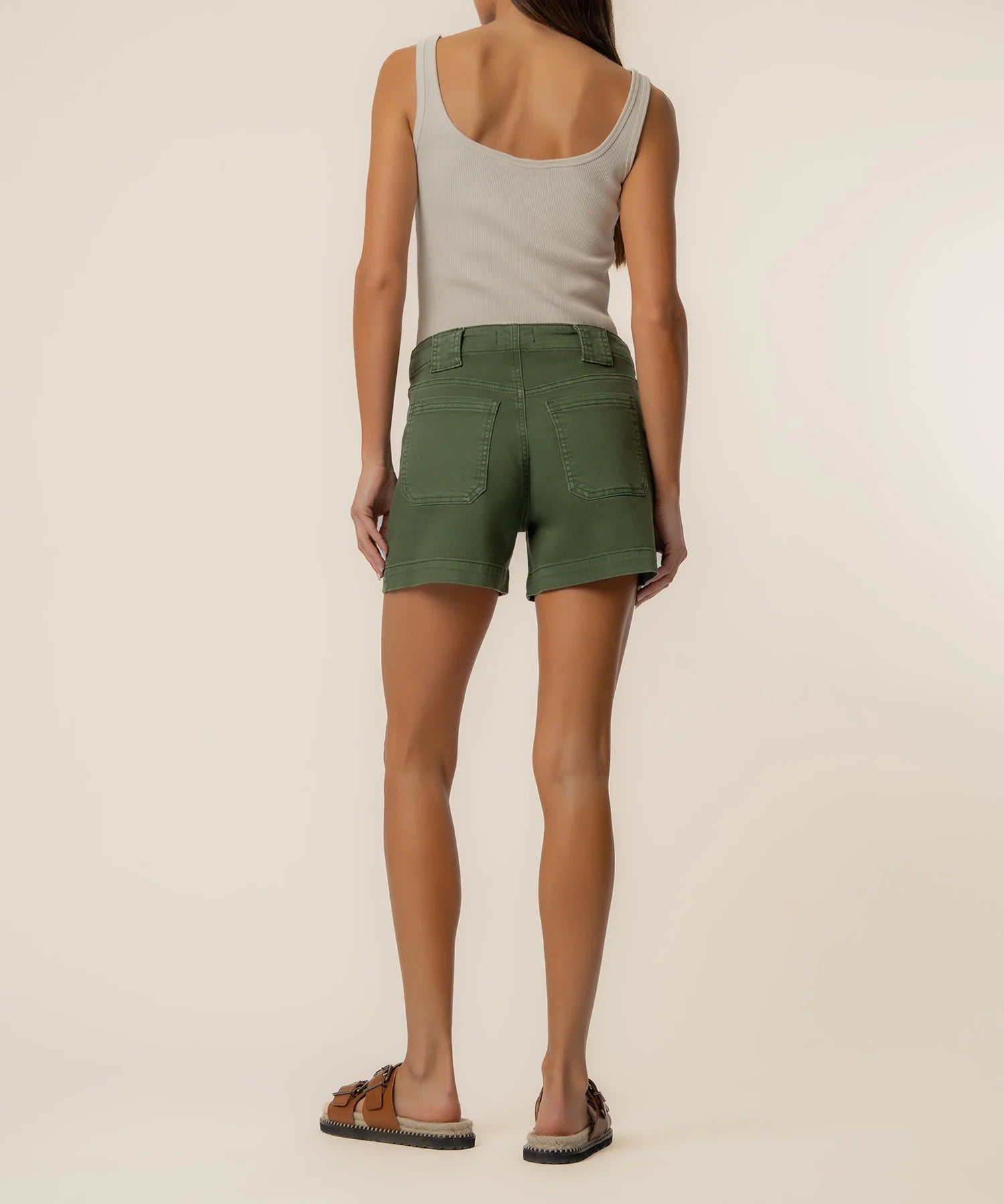 Jane High Rise Short | Olive