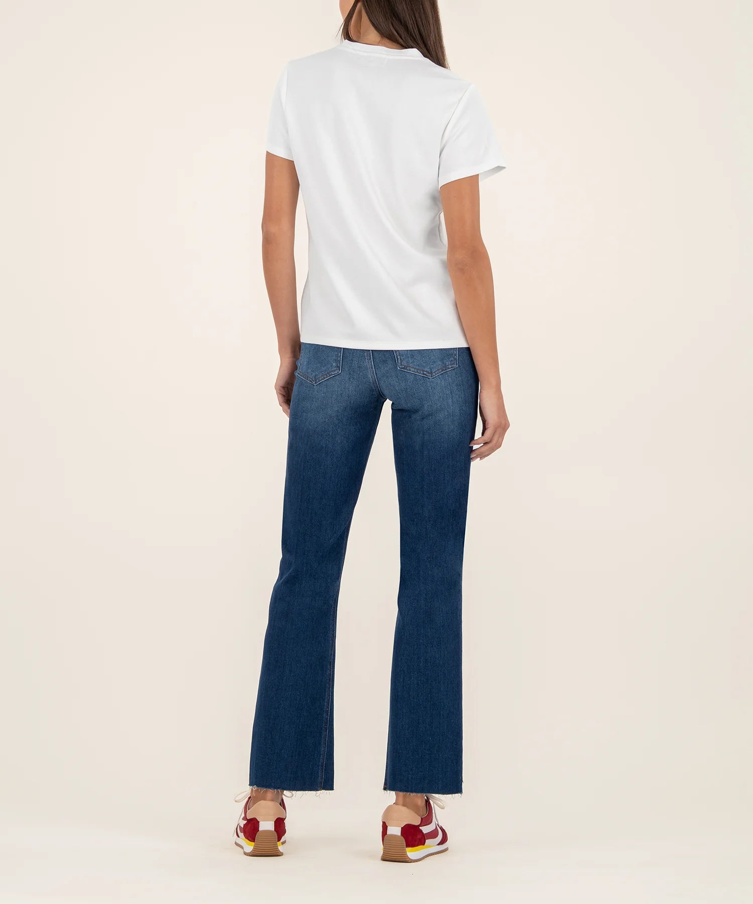 Remington Scoop Neck Tee | White