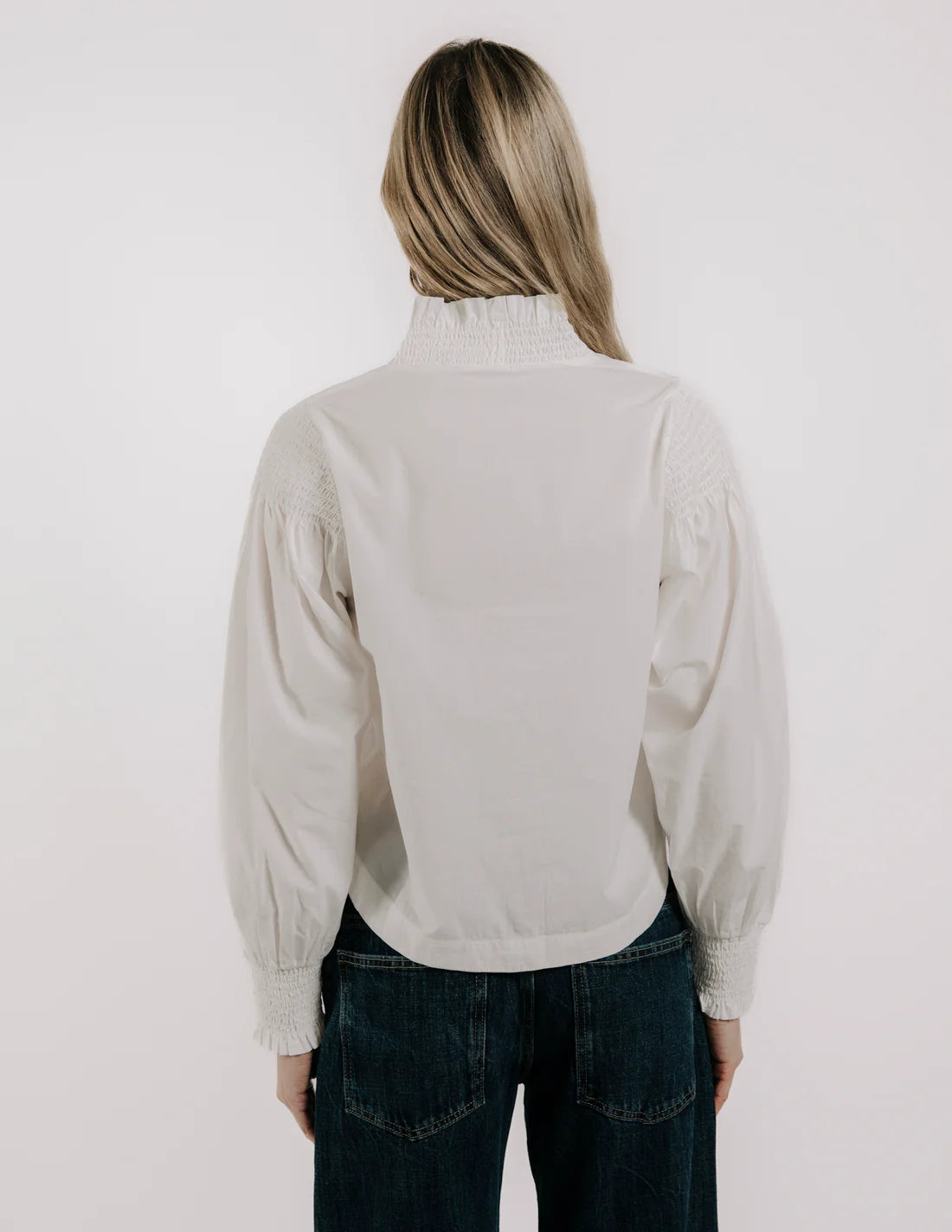 Zinnia Top | Bright White