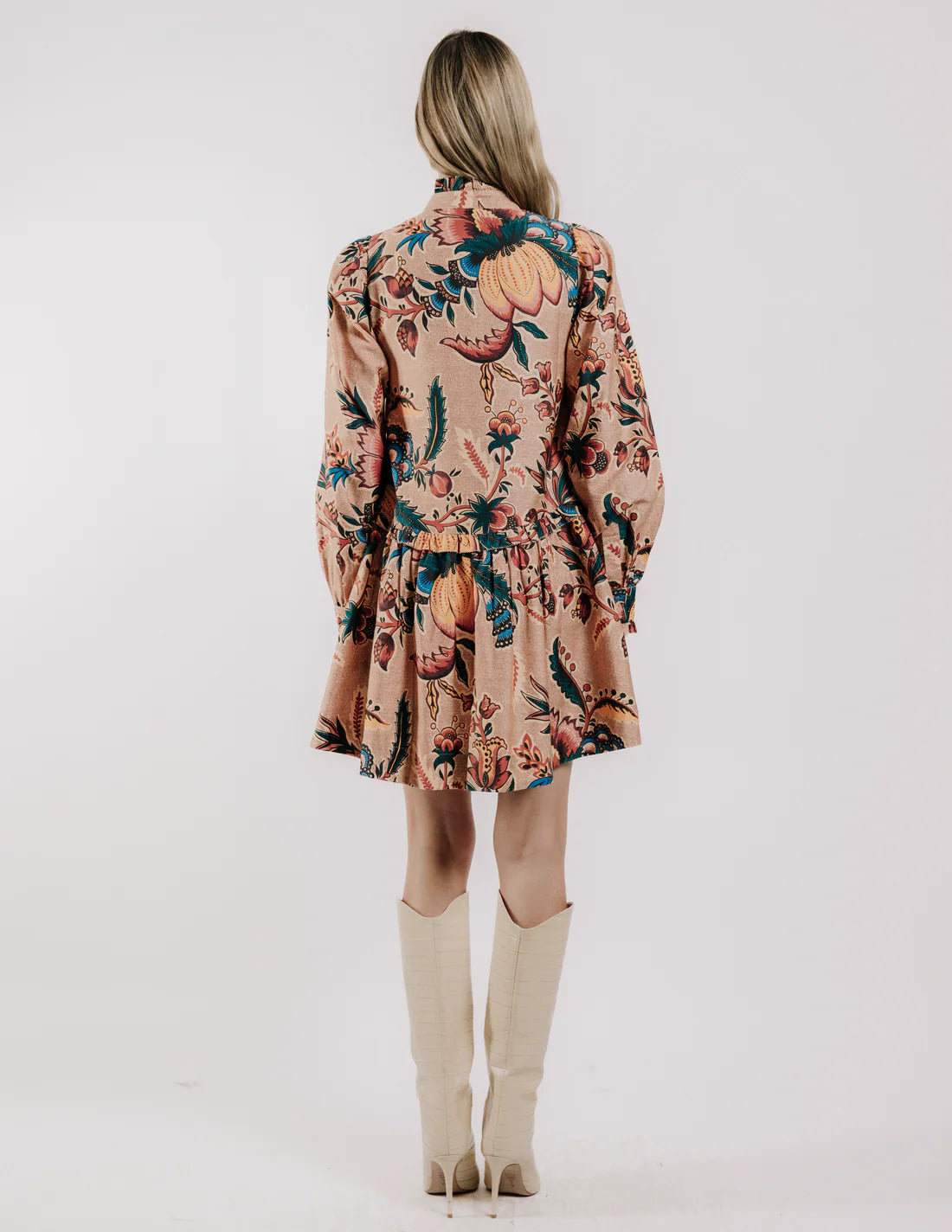 Rubith Mini Dress | Aster Harvest Print
