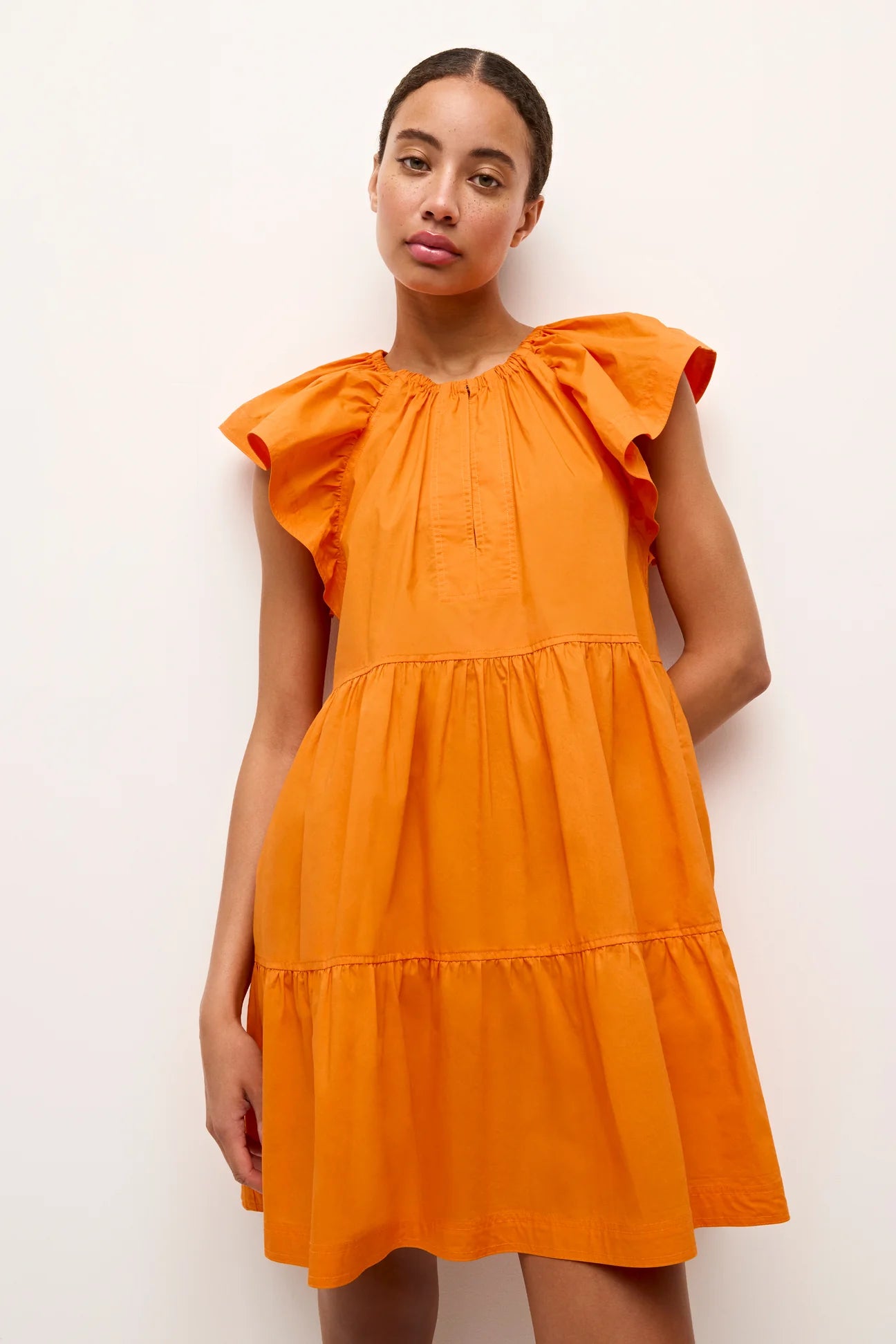 Kara Dress | Tangerine