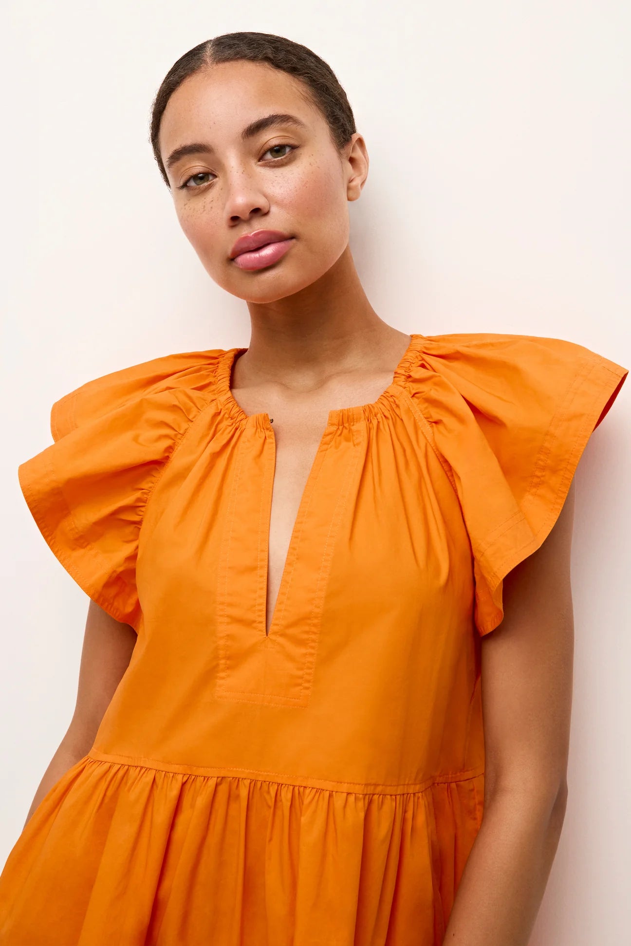 Kara Dress | Tangerine