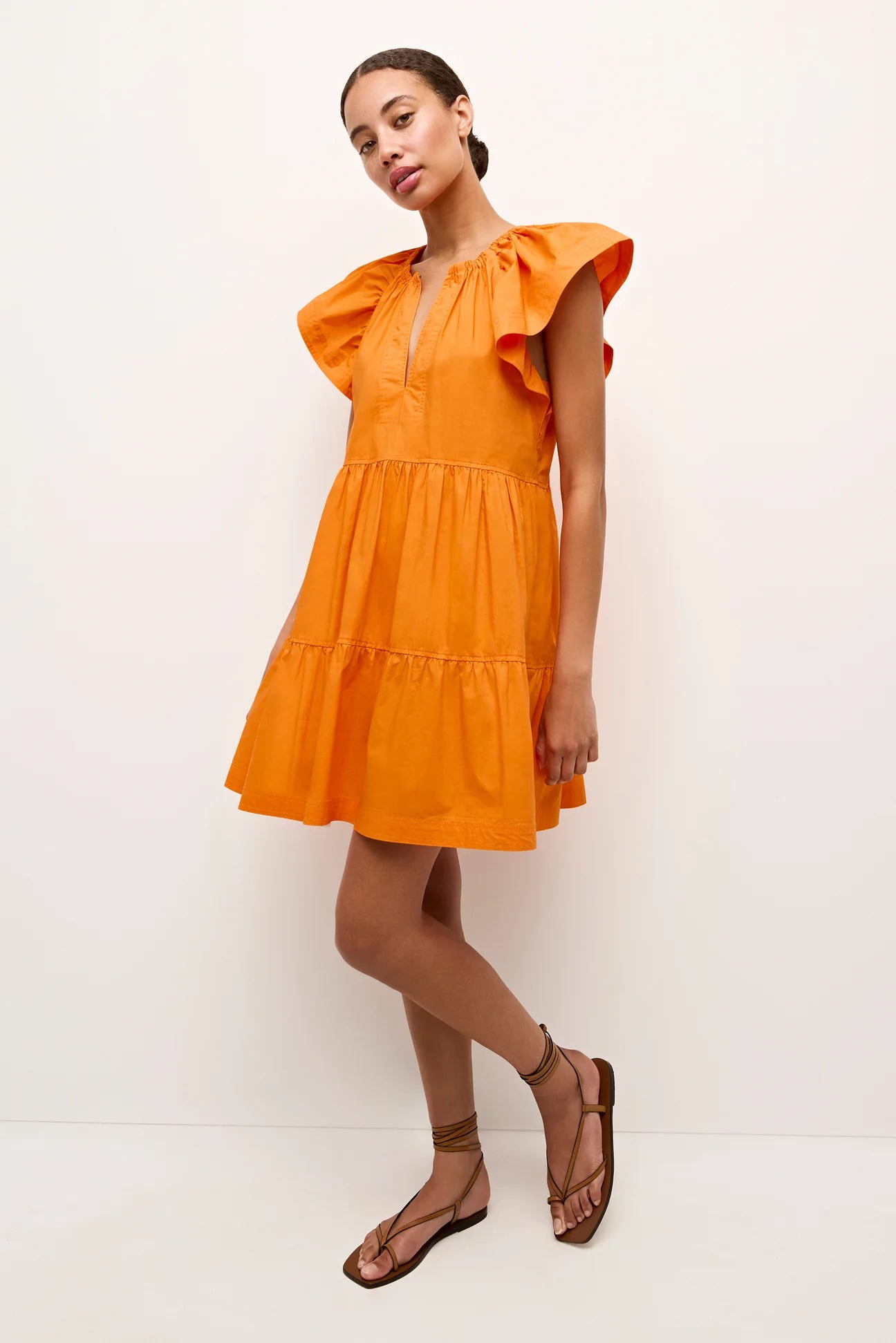 Kara Dress | Tangerine