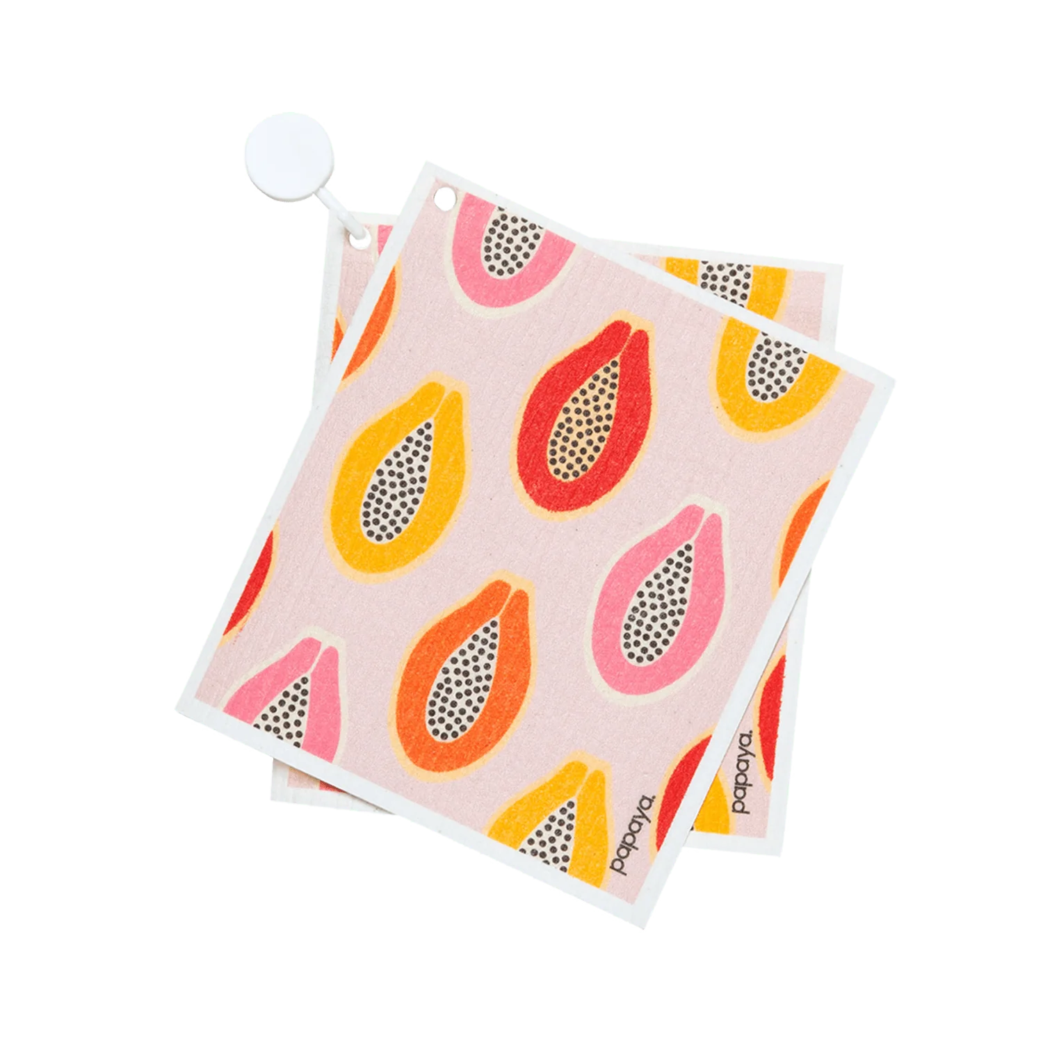 Reusable Paper Towel 2-Pack Mod Papayas