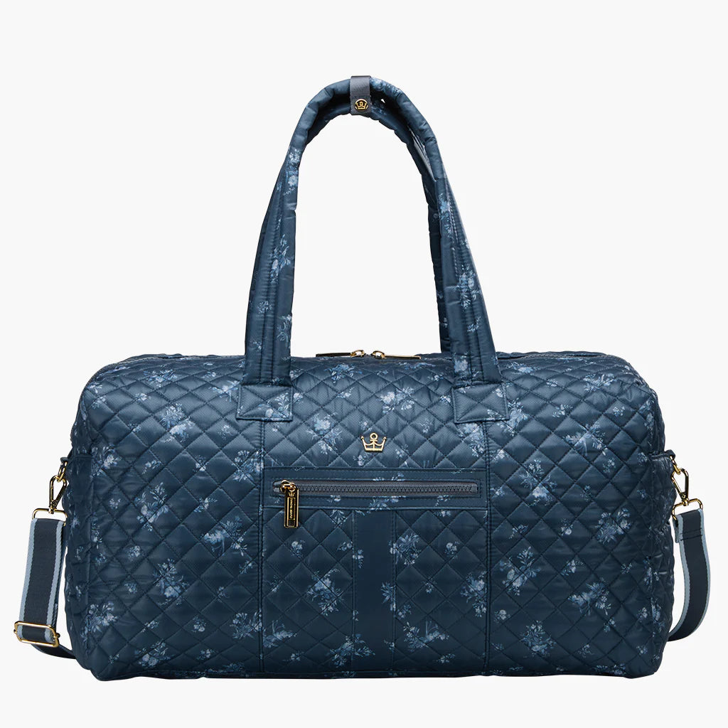 24+7 Weekender Duffle | Navy Floral