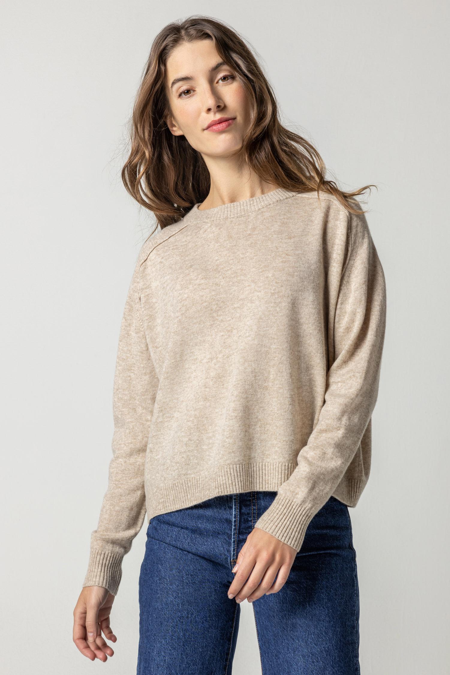 Oversize Saddle Sleeve Sweater