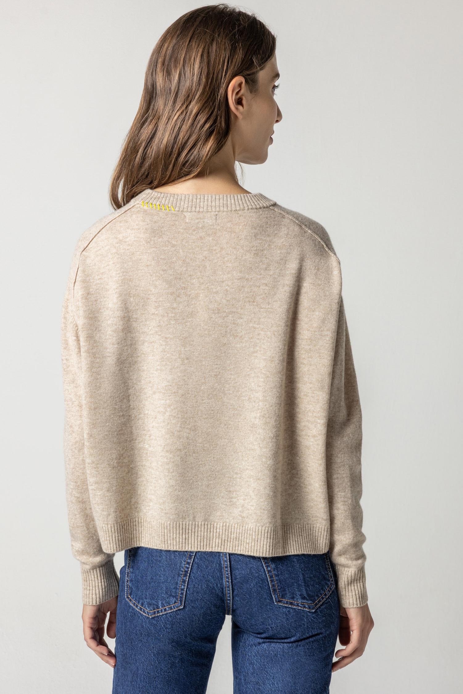 Oversize Saddle Sleeve Sweater