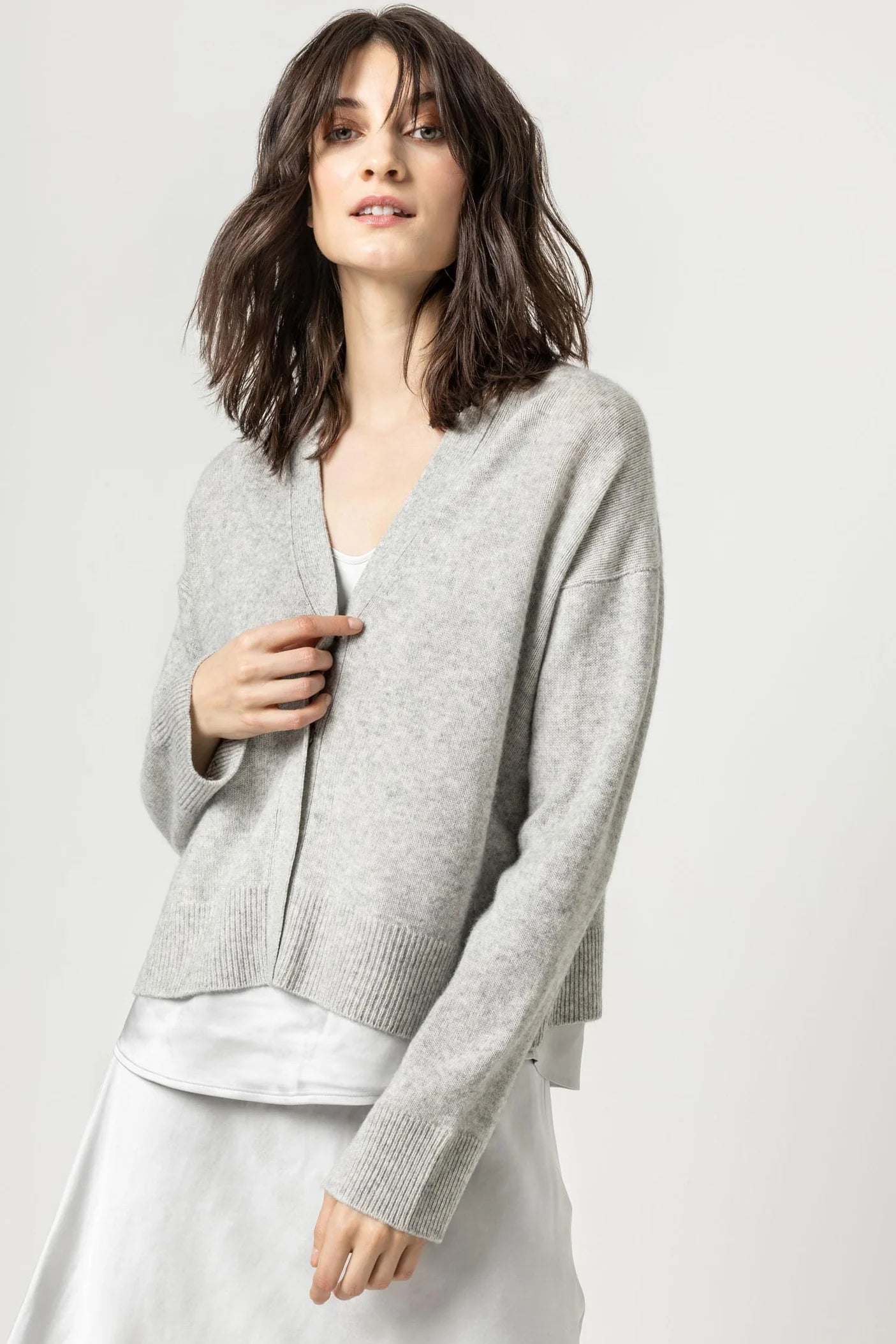 Snap Front Cardigan Sweater K. McCarthy