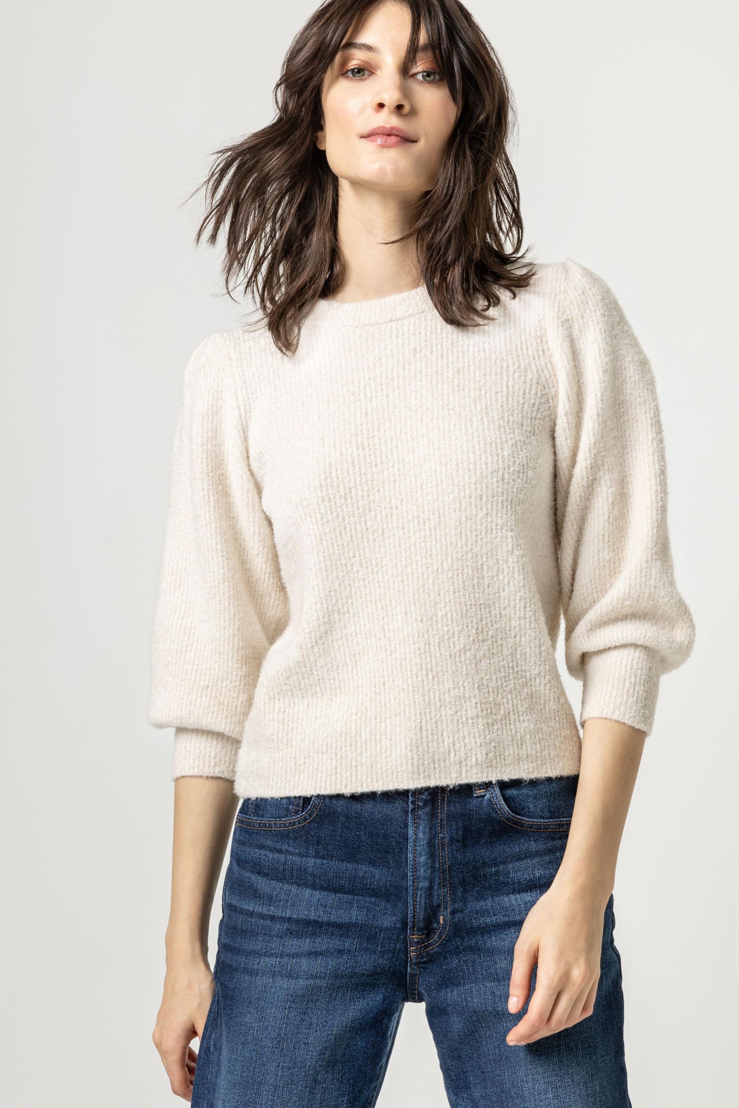 3/4 Puff Sleeve Sweater