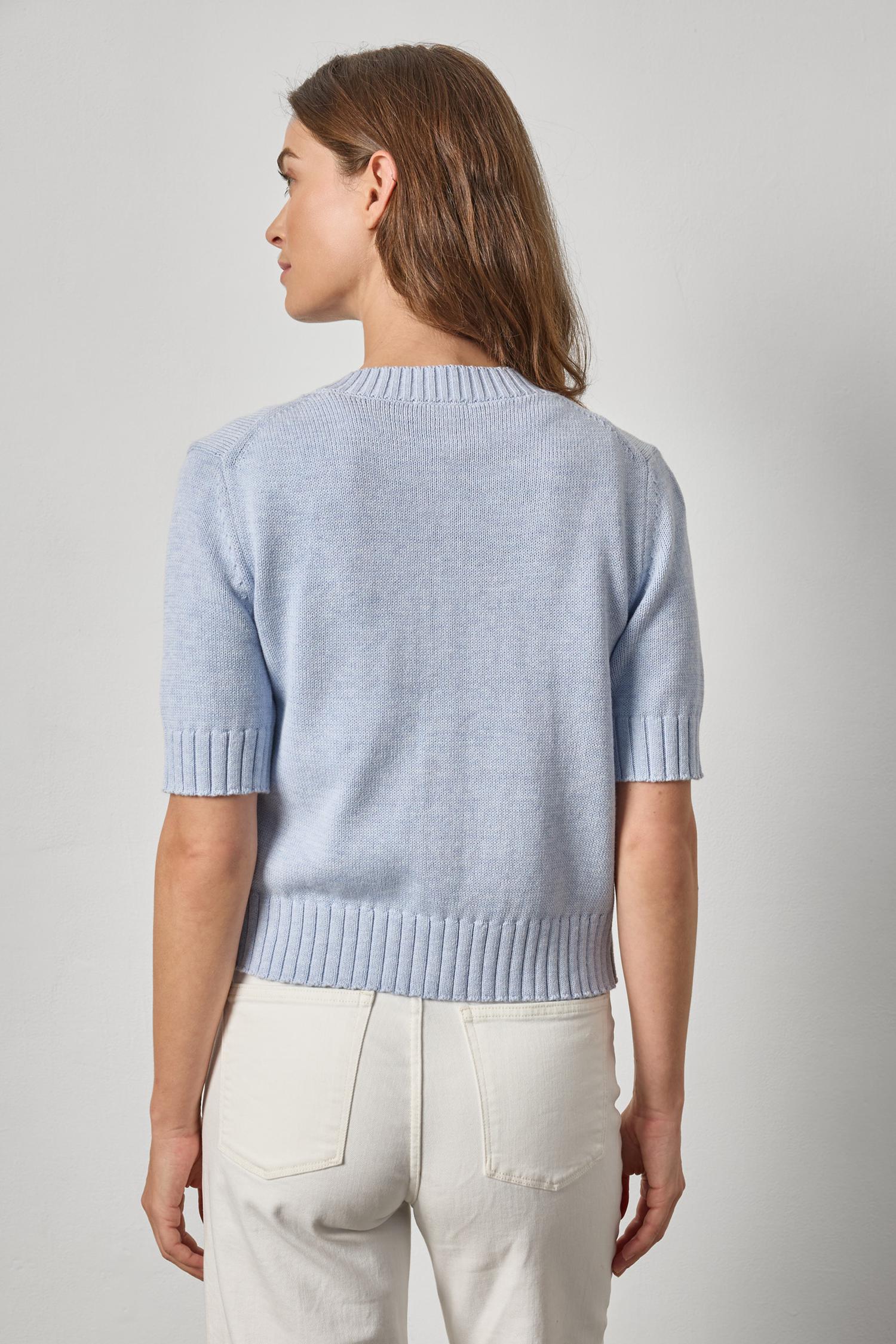 Elbow Sleeve Button Cardigan | Clearwater