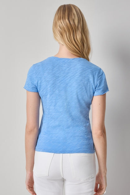 Twisted Binding V-Neck |Capri
