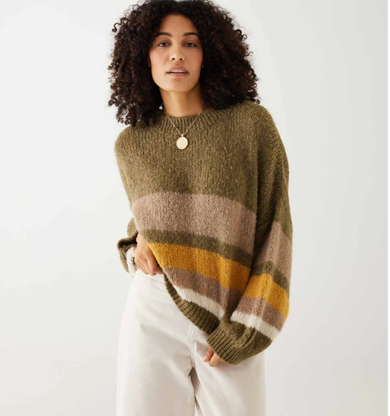 Pisa Stripe Crewneck Sweater