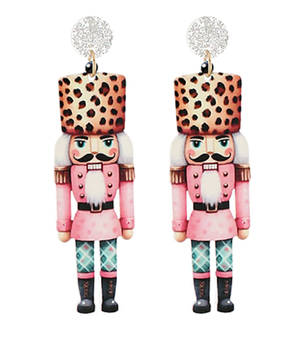 Nutcracker Leopard Earrings