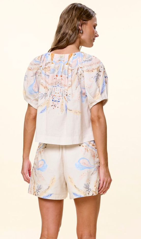 Salomè Top | Goleta Print