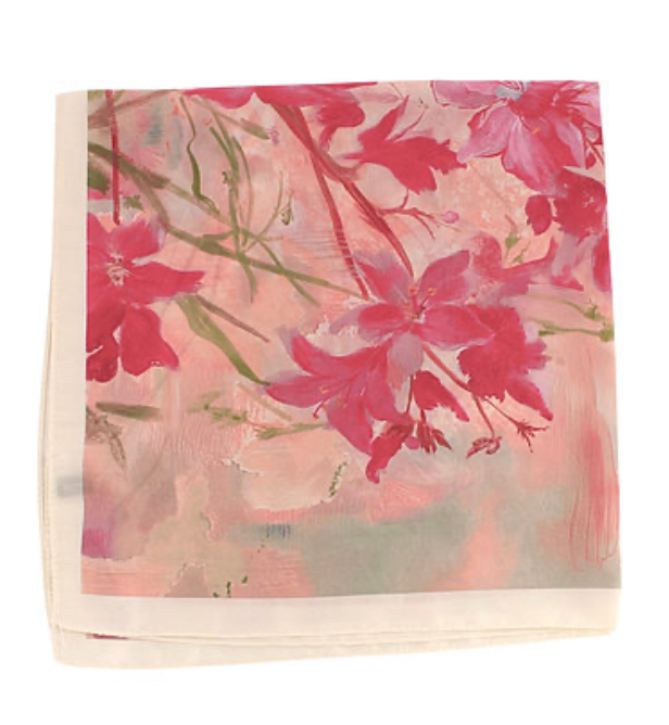 Floral Bandana Scarf | Pink