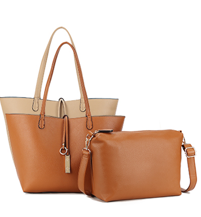 Reversible Tote | Camel, Beige