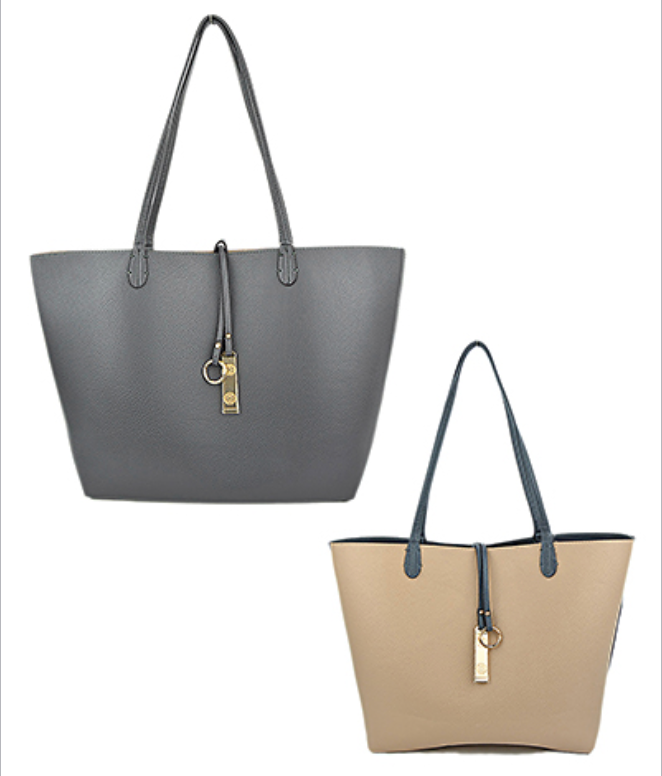 Reversible Tote |Grey, Beige
