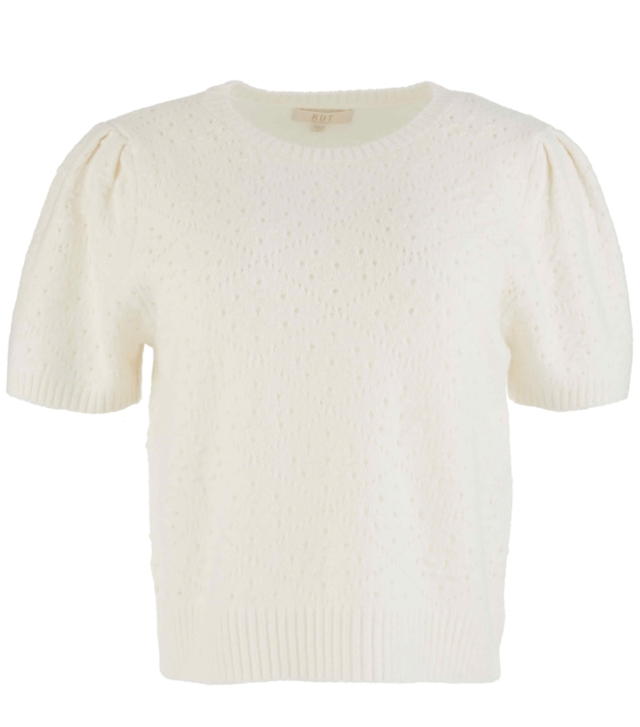 Faith Short Sleeve Sweater | Blossom