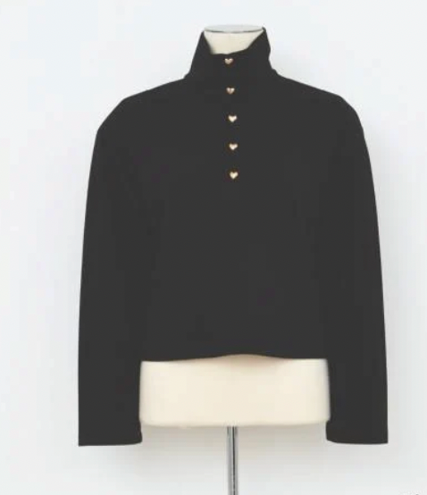 Marie Knit Pullover | Black