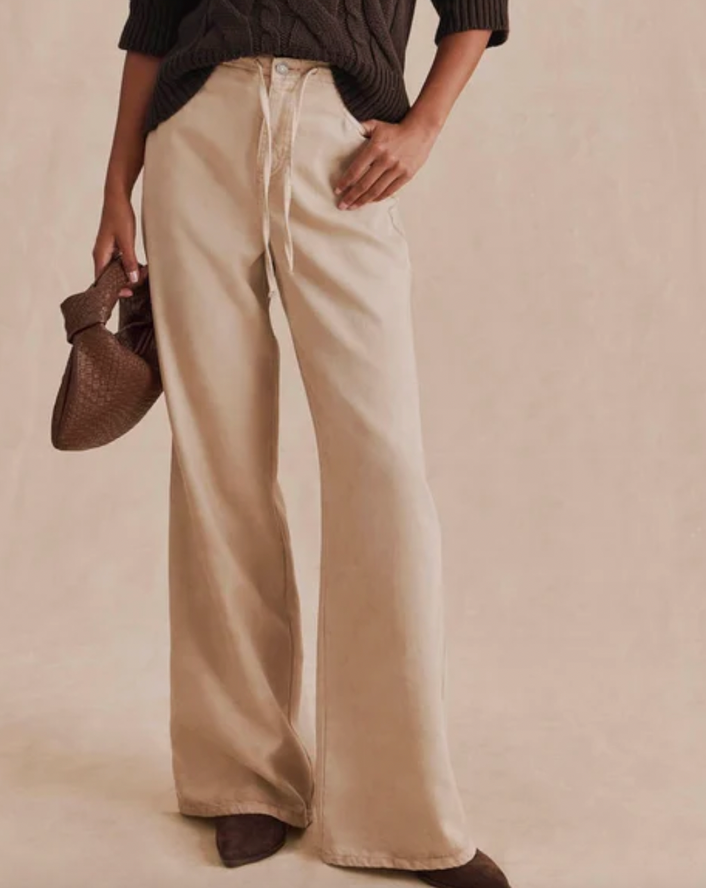 Lounge Denim Pant I Wheat