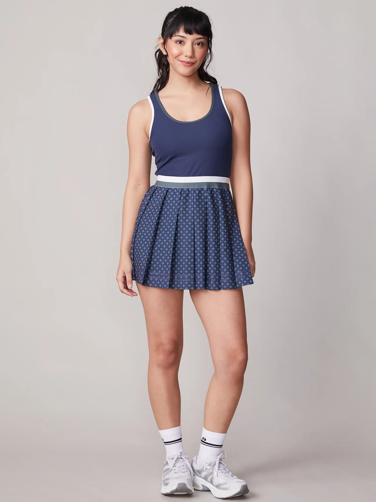 Pleat Skirt Tennis Dress I Mood Indigo