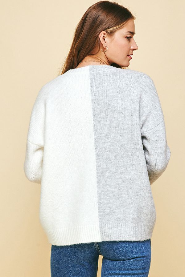 Split Colorway Sweater