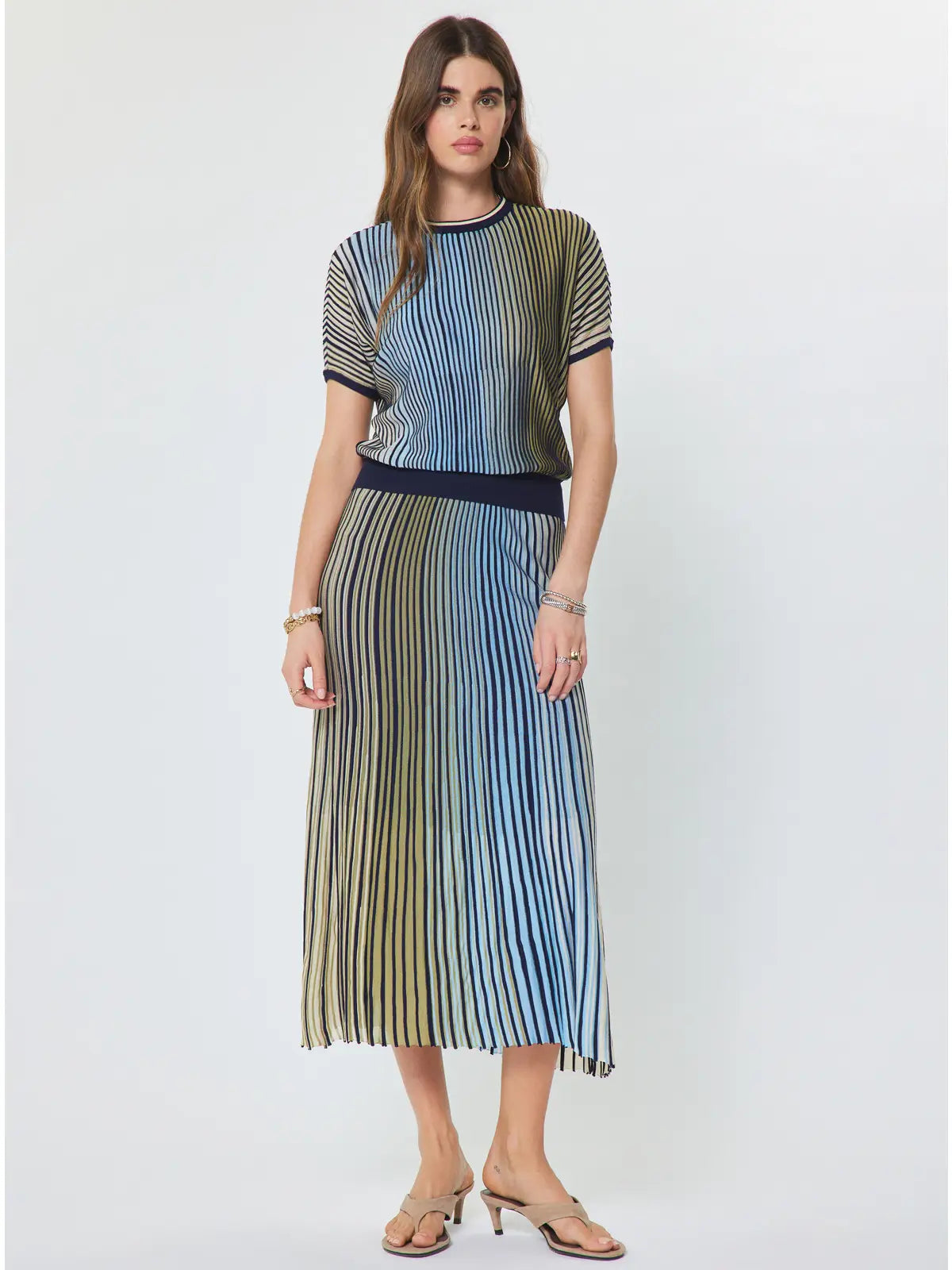 Calla Striped Knit Shirt