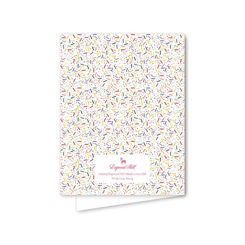 Funfetti Pink Cake Card