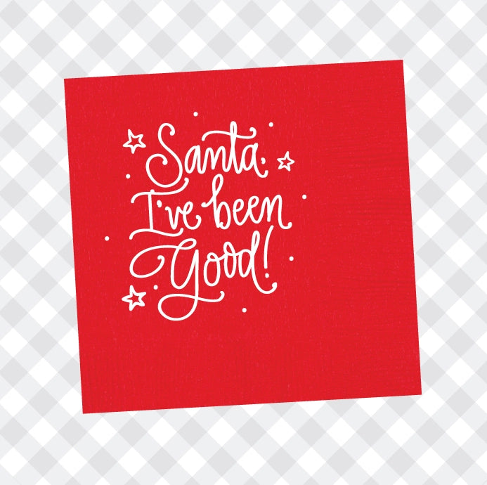 Santa I've Been Good Napkins