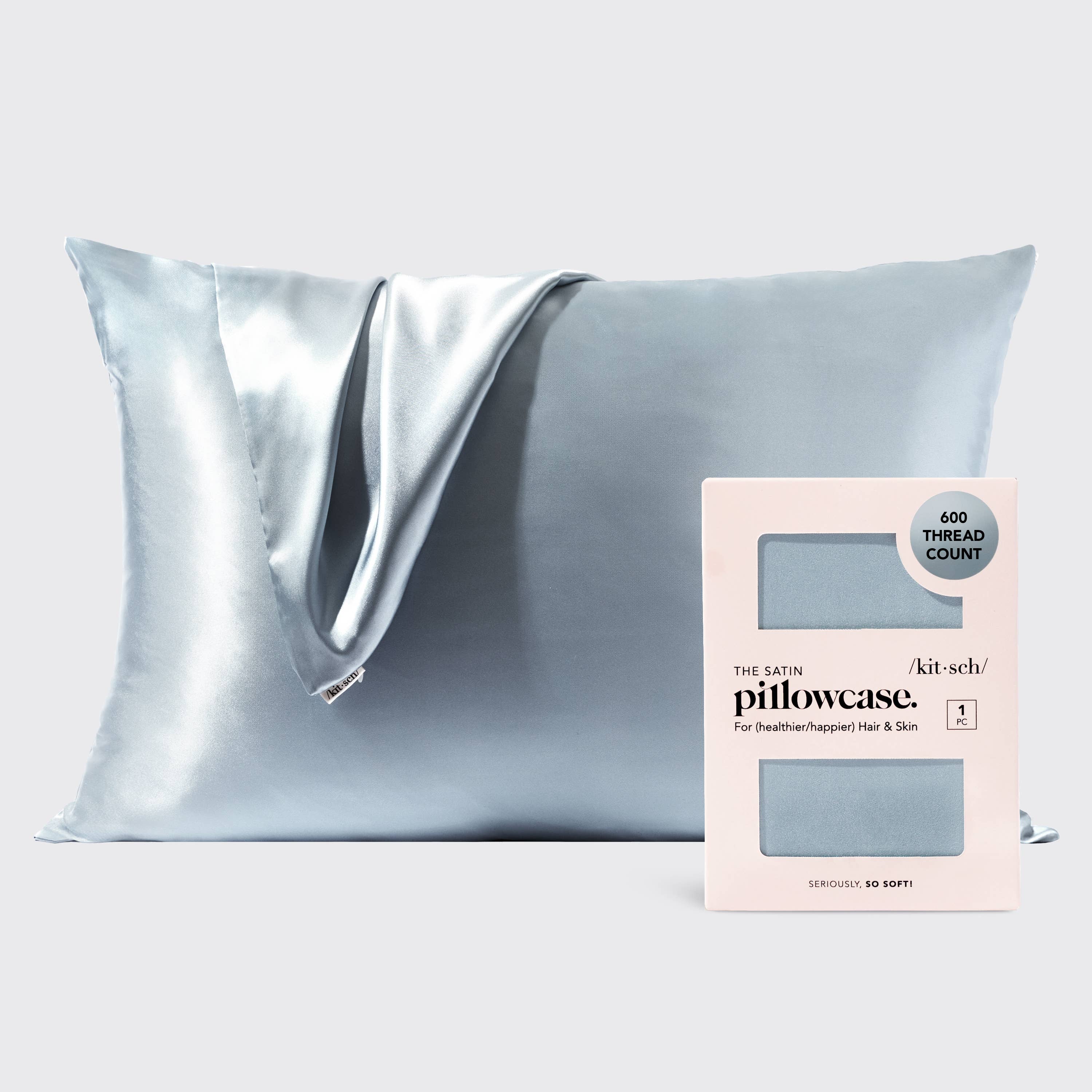 Satin Pillowcase Standard | Haze Blue